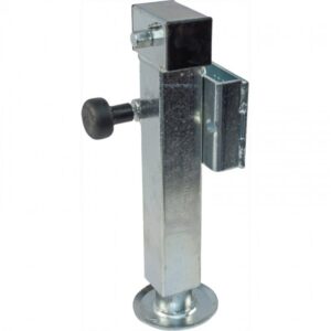 OHNE KURBEL!!rnrnKurbelstütze schwenkbar mit Schnellverschluss, rnTragkraft max. 1300 kg, ohne Kurbel, Hub 240 mm rnMaß A: 415 mmrnMaß B: 275 mmrnMaß C: 75 mm rnFlanschtiefe: 42 mm