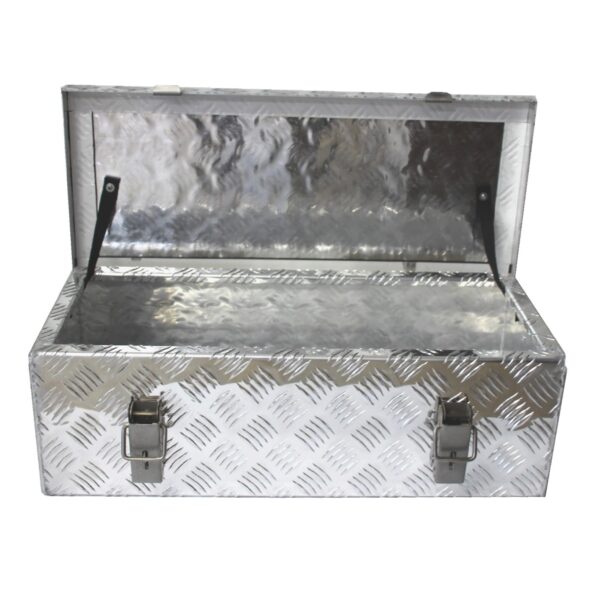 Staubox aus Alu-Riffelblech 600x250x190 mm (RD28) – Bild 2