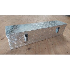 Staubox aus Alu-Riffelblech 1078x225x255 mm (RD61)