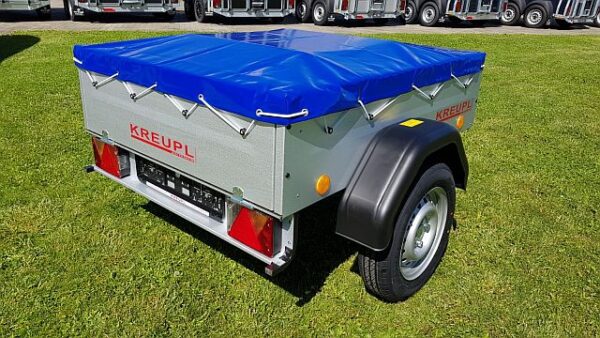 TPV Tieflader TL-EU0 mit Stützrad und Flachplane – Bild 3