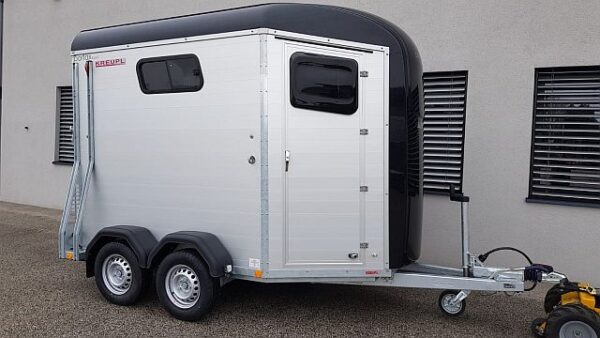 Böckmann Pferdeanhänger Portax Esprit silver + black – Bild 3